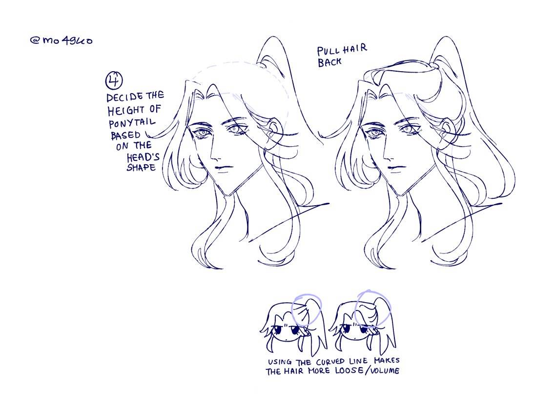 #fengqing #风情
someone on tumblr asked me how i draw fq's hair, so i will share it here too! these are just my designs 🩷🙏
i am very normal about hair styling 💇‍♂️ 