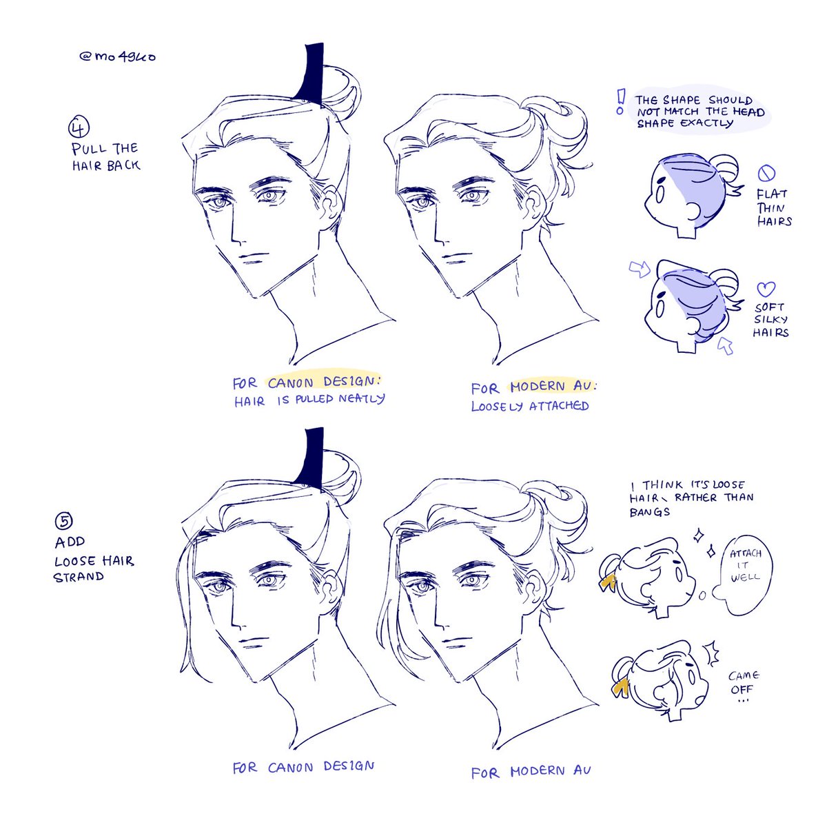 #fengqing #风情
someone on tumblr asked me how i draw fq's hair, so i will share it here too! these are just my designs 🩷🙏
i am very normal about hair styling 💇‍♂️ 