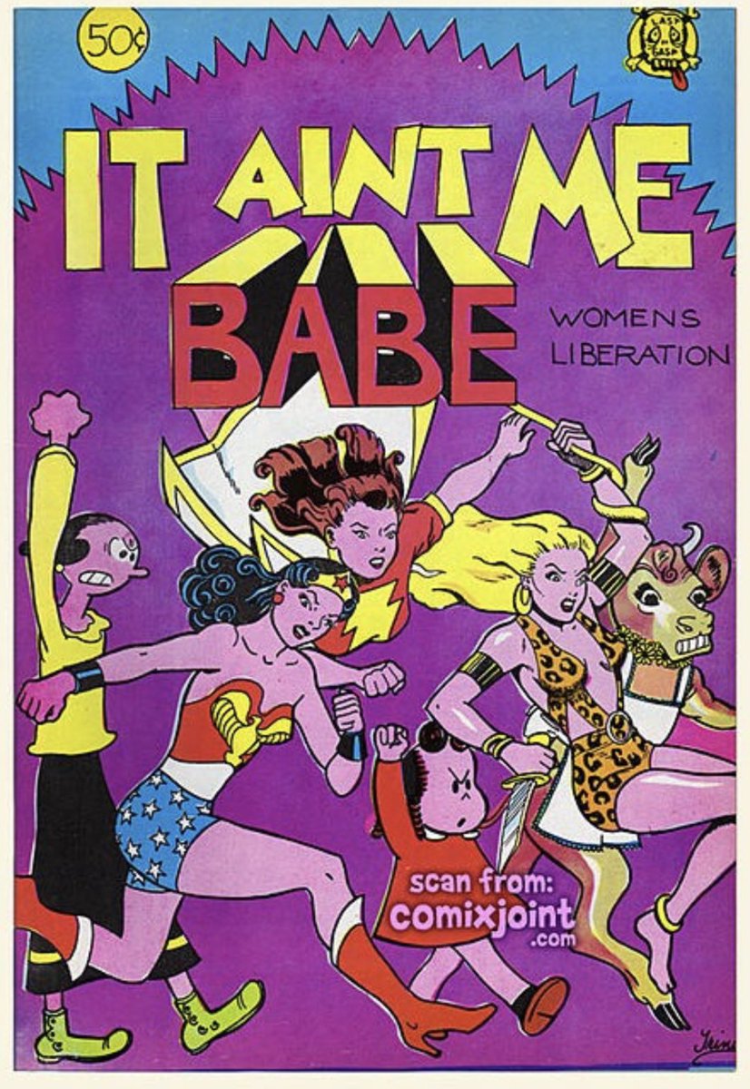 Trina Robbins (1938-2024), RIP. Here's her iconic underground comics, It Ain't Me Babe.