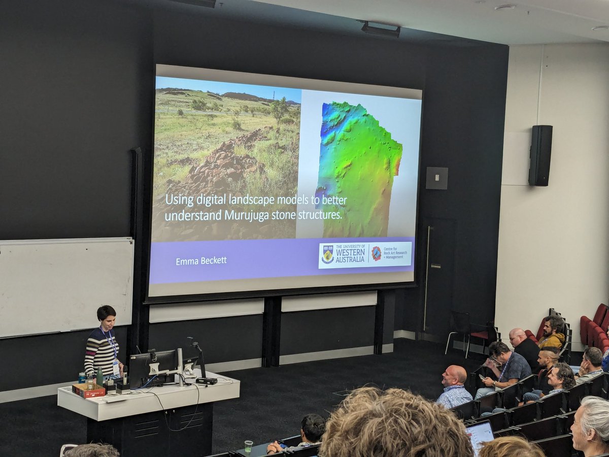 John McCarthy (@j_mccarthy) on Twitter photo Dr Emma Beckett of <a href="/crar_m/">CRAR+M</a> on the stone structures of Murujuga at <a href="/CAA2024AKL/">CAA 2024 Auckland</a> <a href="/CAA_Int/">CAA International</a> Dr Emma Beckett of <a href="/crar_m/">CRAR+M</a> on the stone structures of Murujuga at <a href="/CAA2024AKL/">CAA 2024 Auckland</a> <a href="/CAA_Int/">CAA International</a>