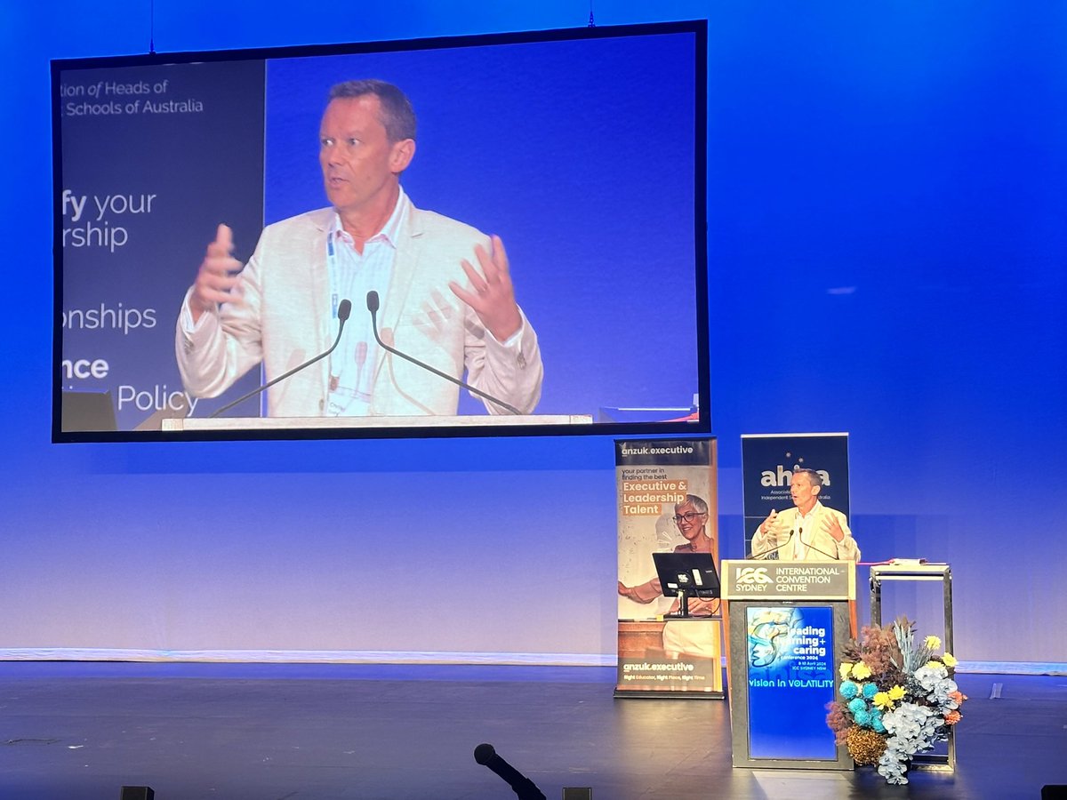 St Andrew’s Principal, Chris Ivey, opening the <a href="/ahisa_national/">AHISA</a> conference with an inspiring message on the importance of having vision in volatility.