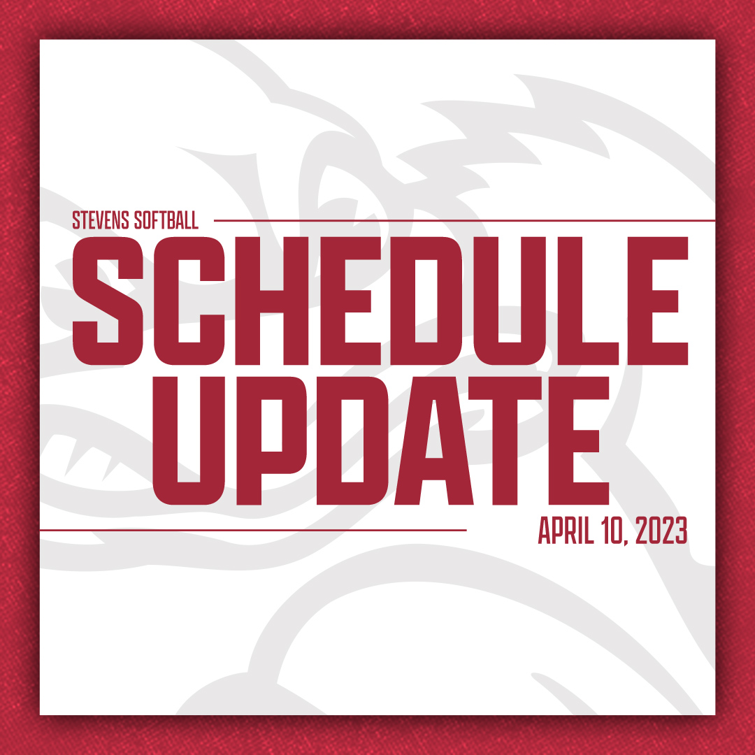 🚨𝐒𝐂𝐇𝐄𝐃𝐔𝐋𝐄 𝐔𝐏𝐃𝐀𝐓𝐄🚨 @StevensSoftball doubleheader against No. 22 Ramapo tomorrow has been canceled due to the projected rain. #AllRise #MACsb #d3sb
