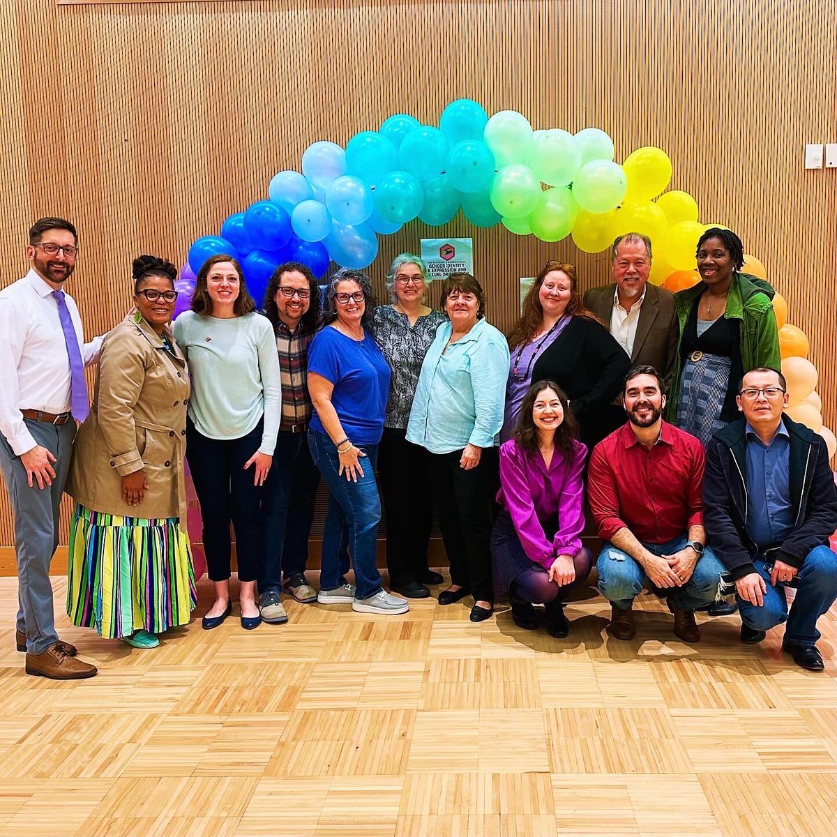 SRUGIESO's tweet photo. GIESO’s 2024 Nite Out was a success! Congratulations to the students and faculty recognized this evening. Special thanks to our guest speaker Dr. Diane Price Herndl, and all of the students faculty and staff who made this celebration full of fun and excitement! You ROCK! 🌈 🎉 https://t.co/8nz0ho5I3v
