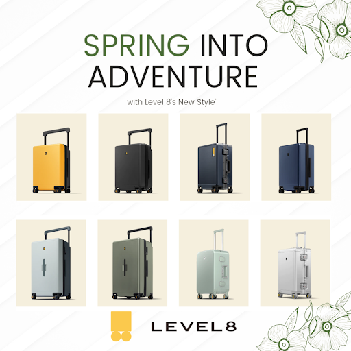 🌸 Spring into Adventure with Level 8's New Style! 🌟 Wherever your wanderlust takes you, our Captain Aluminum Pro Carry-On 20 will be your trusted travel companion. 

 Start your journey today: level8cases.com/pages/sales
#SpringTravel #AdventureAwaits