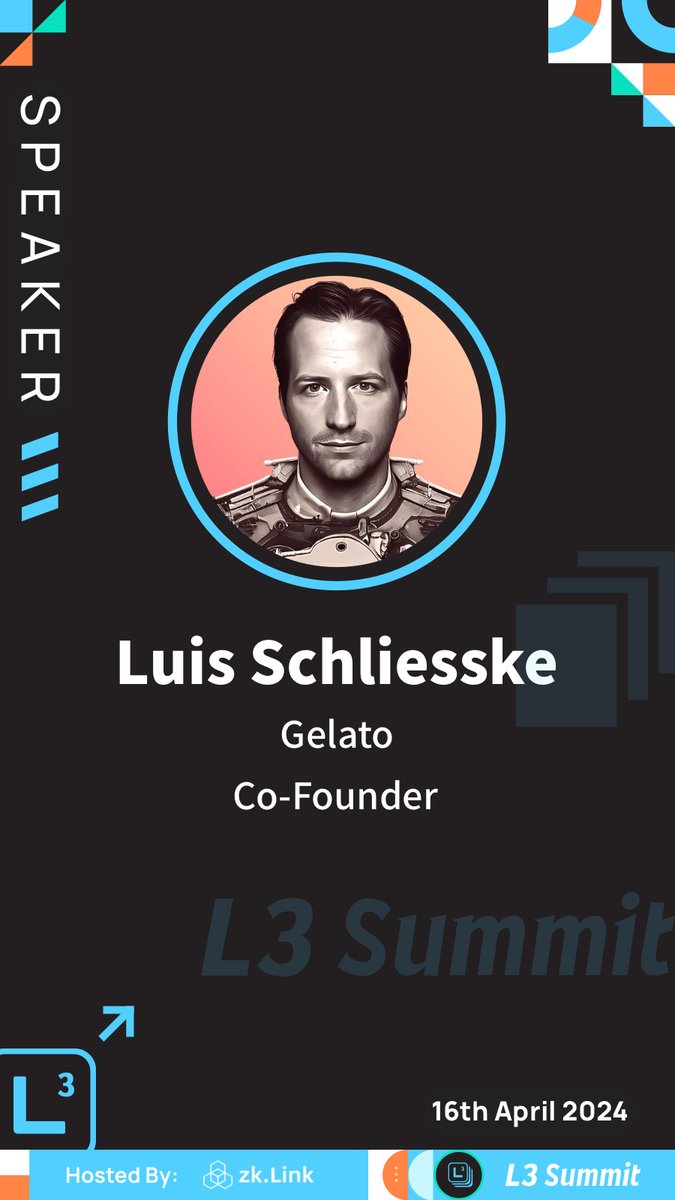 🌟We are thrilled to have @gitpusha, Luis Schliesske Co-Founder of @gelatonetwork in joining #L3Summit #Token2049 Dubai! Session: Panel 4 15:00 - 15:45 “Exploring The Approaches, Designs, & Technologies That Address Liquidity Fragmentation in DeFi' ✨lu.ma/L3Summit-Dubai