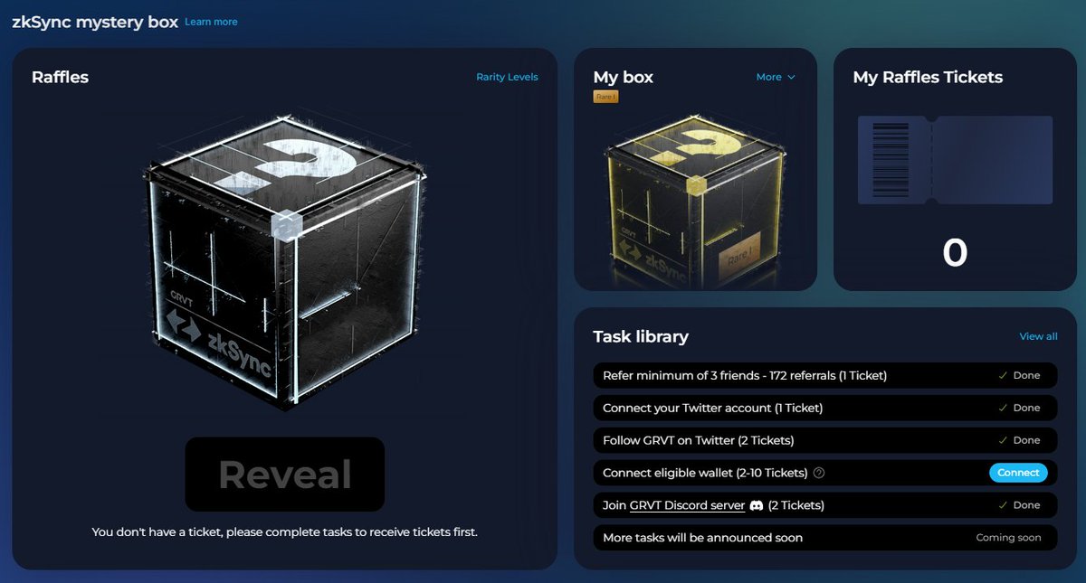 XuanMinhGV's tweet image. @grvt_io #boxit #GRVTBootcamp follow and join this great project. Traces like the project is entering the main stages of preparing for community launch