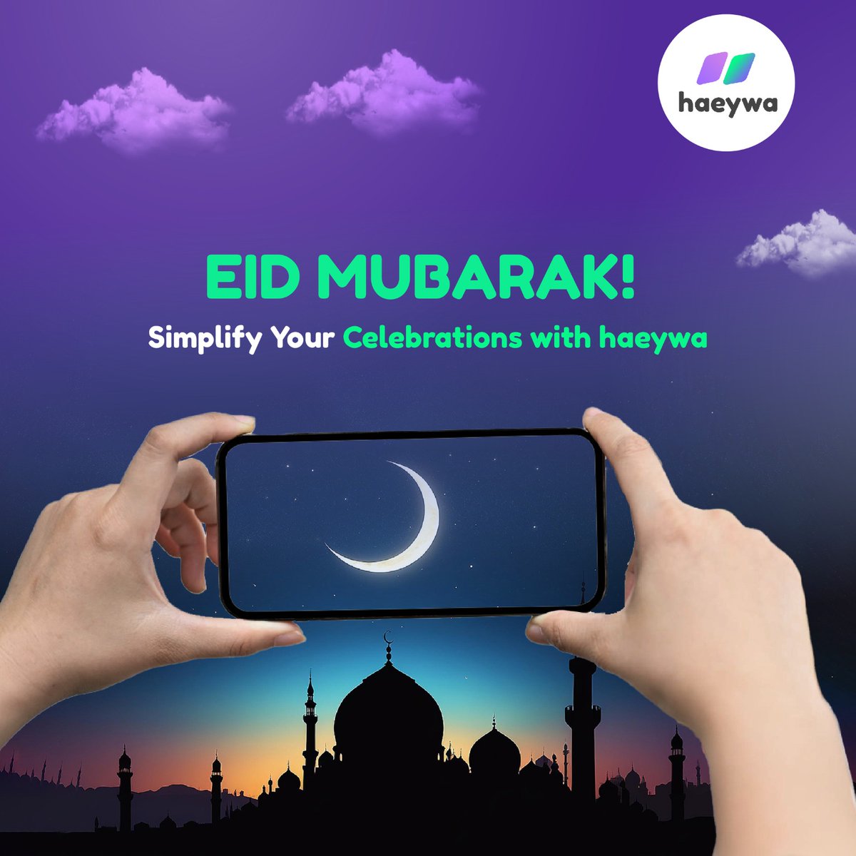 This Eid, let haeywa handle your business payments and expenses while you focus on what truly matters – cherishing moments with loved ones. Eid Mubarak from the haeywa family!
.
.
.
#haeywaApp #ExpenseManagement #FinancialControl