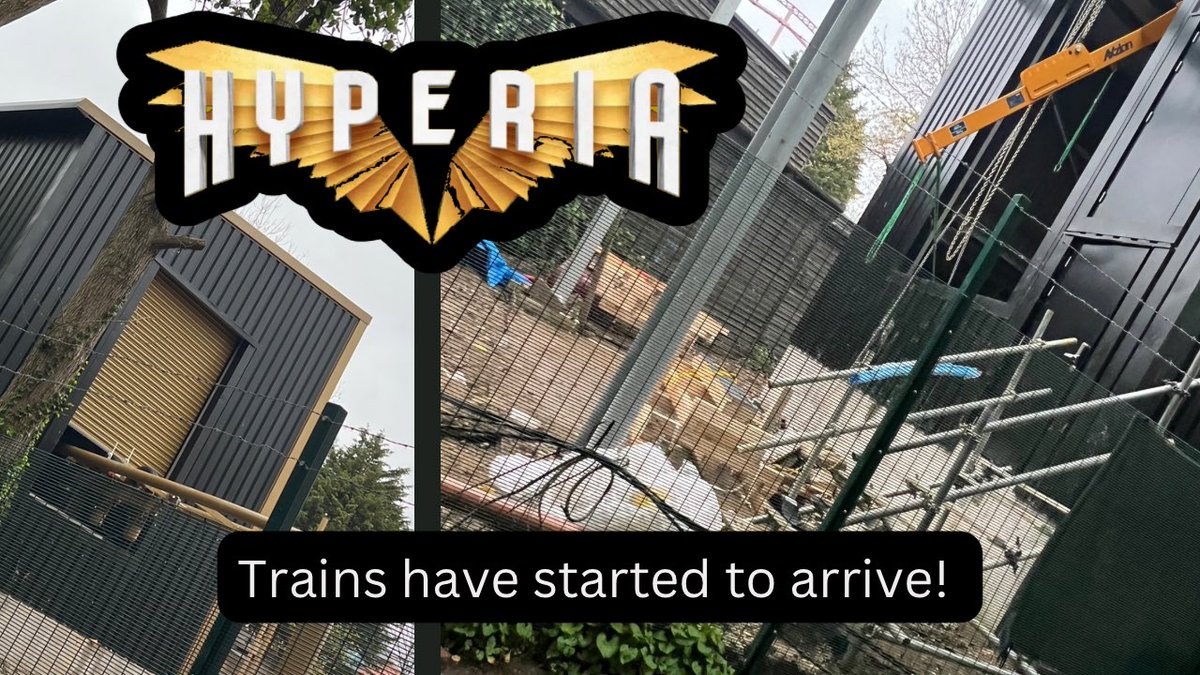 So yesterday was huge with the trains starting to appear on site of hyperia see our update from yesterday youtu.be/YzOBmXIBWME?si…
#findyourfearless #ThorpePark