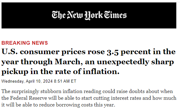 Inflation...challenges....we're not alone, but so far we're doing better: