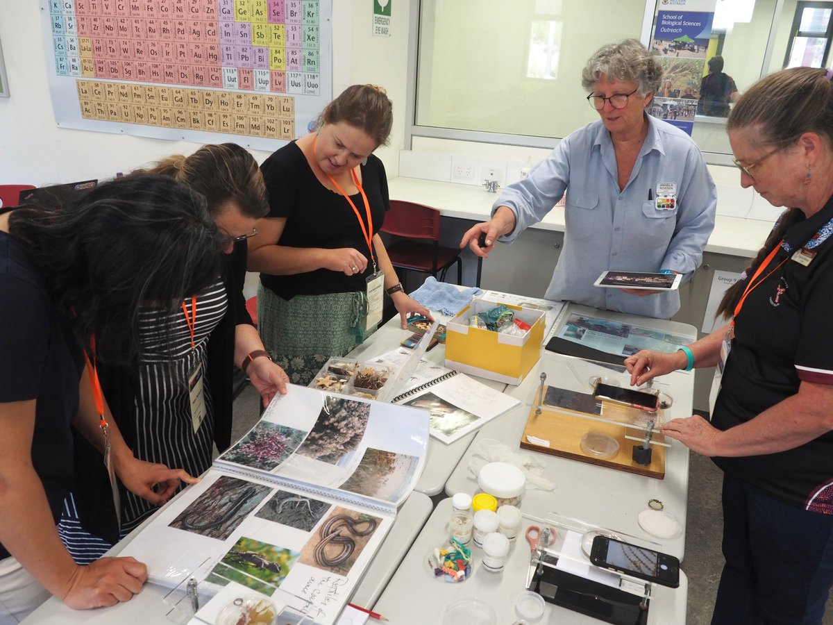 SBS Honorary Research Associate, Angela Rossen, presented a workshop on cross curricular learning in ecological systems understanding at the Science Teachers Association WA conference on Tuesday.
