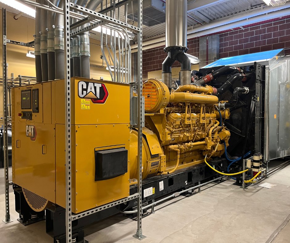 They may not always be easy to spot, but Cat generators are hard at work keeping the power on all across our communities 💡 Check out this shot of a genset installed at an eastern Idaho hospital!