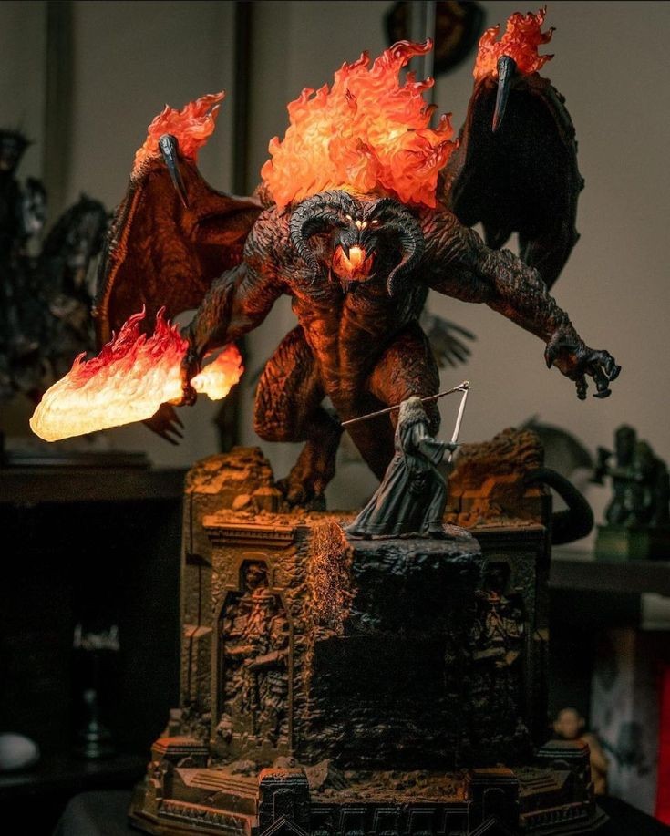 'You shall not pass'
#gandalf #balrog #art #diorama #thelordoftherings