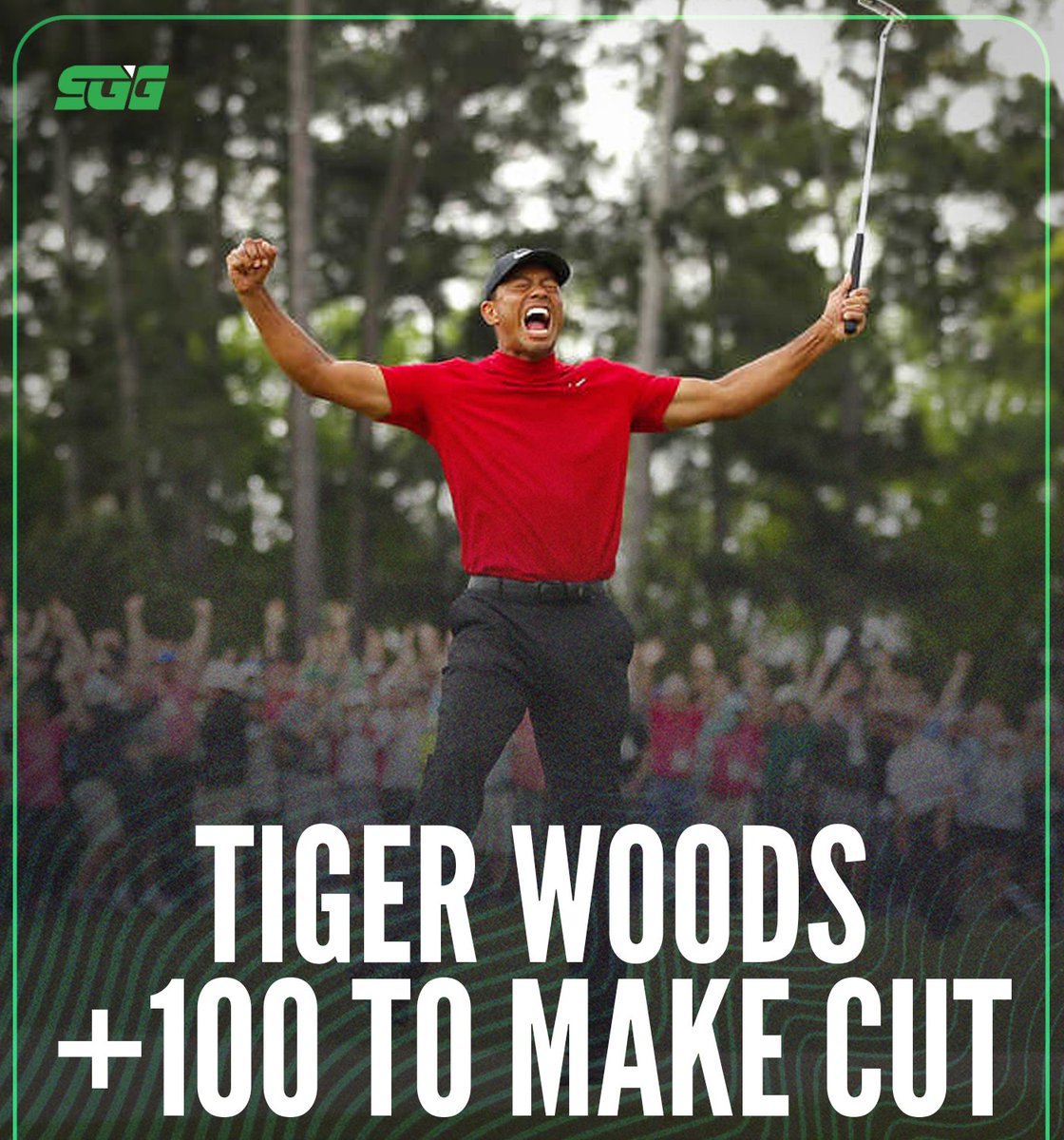 He's gotta make the cut... it's Tiger 🐅