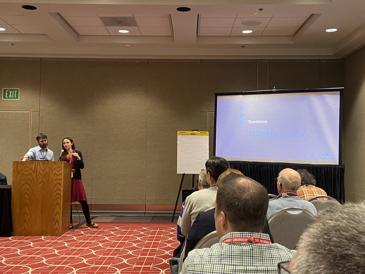 Today, I copresented a roadmap to equitably decarbonize 1-4 unit homes in Minneapolis with a room full of national leaders in home weatherization and energy efficiency.    #nhpc24