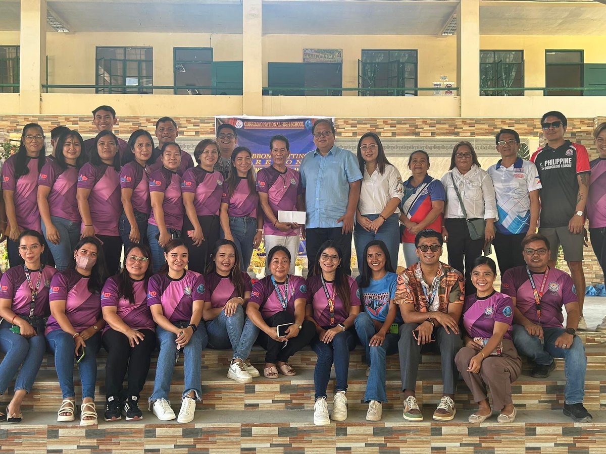MayorBoyet's tweet photo. Thrilled to have led the ribbon cutting ceremony and unveiling of school markers at Currimao National High School this morning at 8:00 AM!  

A momentous occasion for our community and our students. 

#Currimao #IlocosNorte #EducationFirst #SerbisyoBQforyou #EdwardQuilala https://t.co/3UmARKwlXL