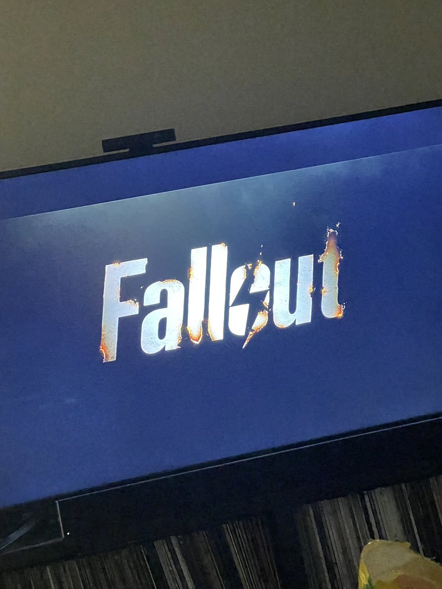 With all the hours I put into Fallout 4, i NEED this show to be good. So far off to a great start #FalloutOnPrime