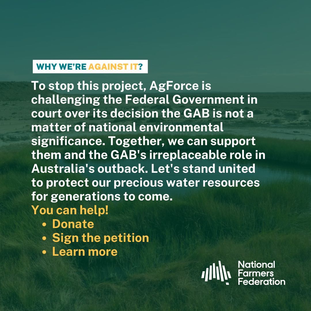 Learn more about Australia’s most important groundwater resource, the Great Artesian Basin and why farmers are leading a campaign to stop a pilot project. 💲Donate agforceqld.org.au/fundraising/?i… 📝 Sign the petition: parliament.qld.gov.au/Work-of-the-As… 💡 Learn more: dcceew.gov.au/water/policy/n…