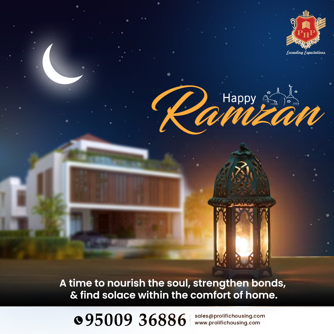 Ramadan transforms our homes into havens of spiritual renewal and familial harmony, where we break bread, share stories, and strengthen bonds.

#Prolifichousingandproperties #RamadanAtHome #SharingStories #Community #Love #HomeHaven #Unity #Bonding #BreakingBread