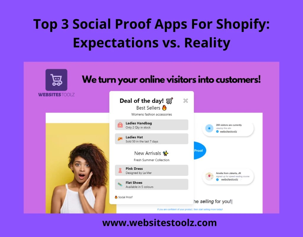 Expectations vs. Reality: All about the Top 3 Social Proof tools. websitestoolz.com/page/expectati…

 #socialproof #bloggers #popups #leadmagnets #onlinesales #fashion #shoes #jewellery #luxury #gadgets #homeware #cosmetics #books #food #travel #health #fitness #beauty