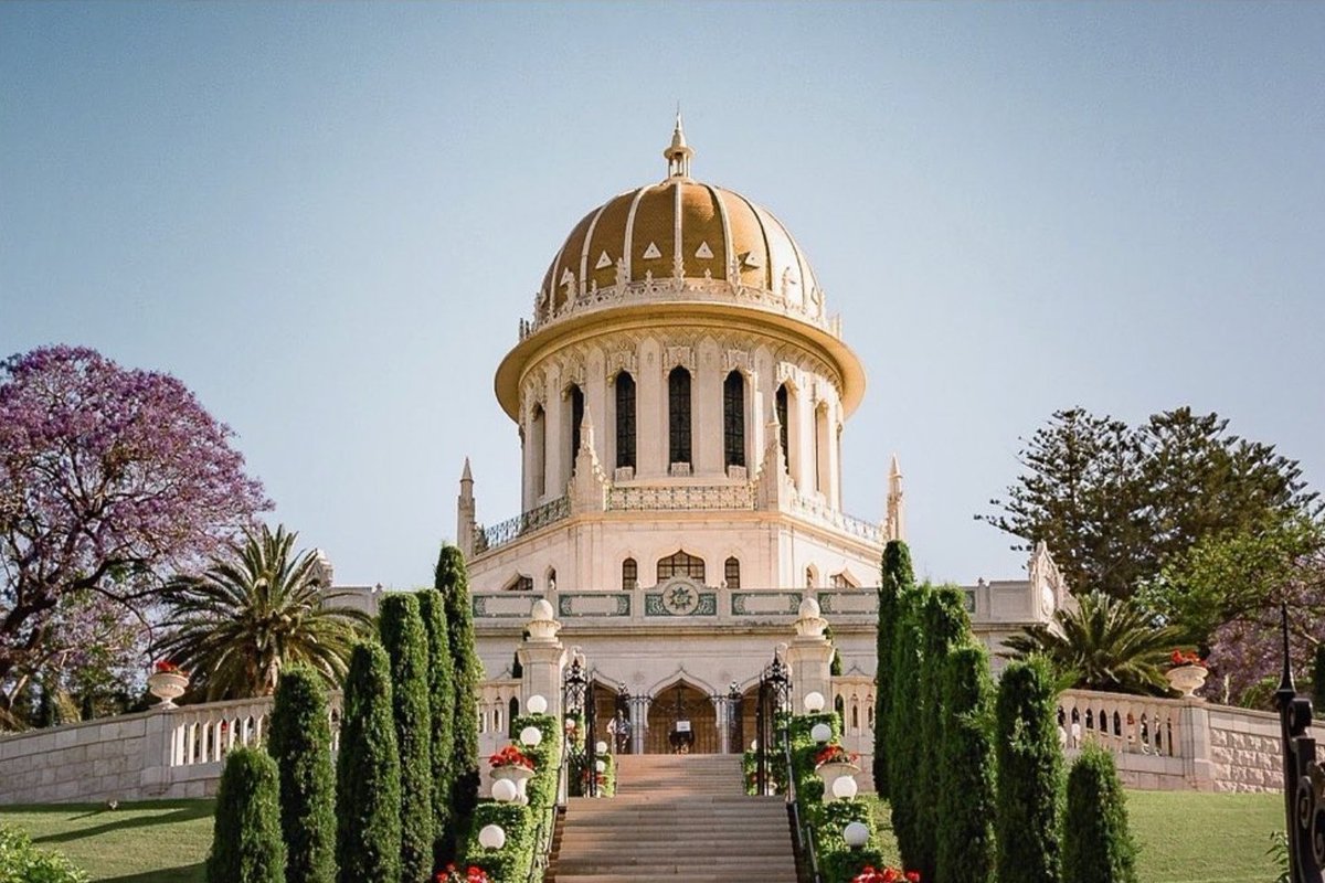 The #Shrine of the Bab and the #Bahai #gardens in #Haifa #Israel. #BahaiFaith