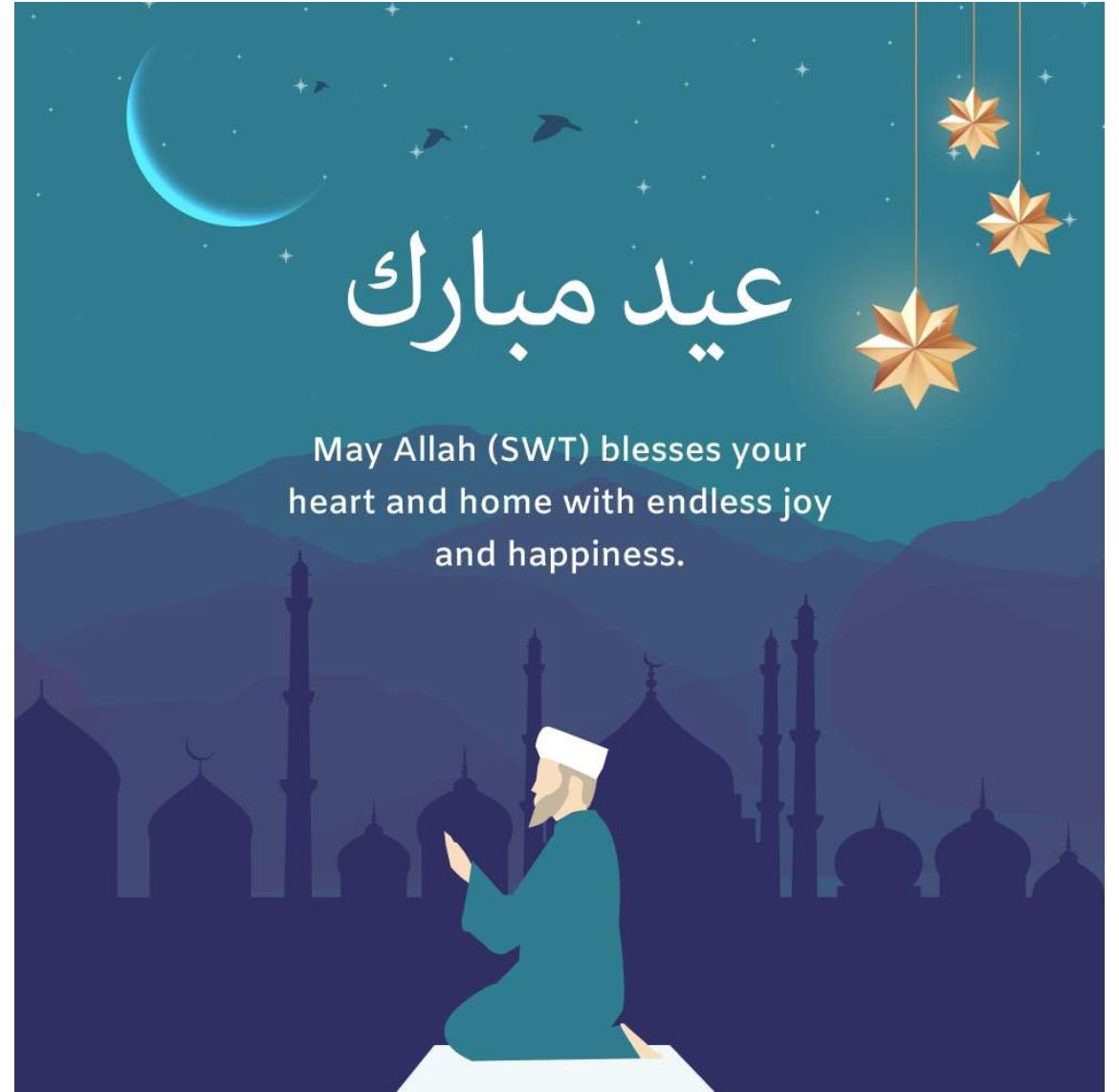 Eid Mubarak everyone ✨🌙

#Eid_Mubarak