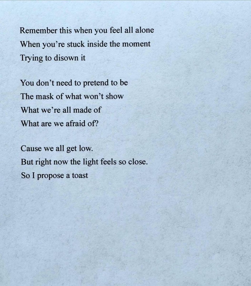 “I Propose A Toast” (the next single from my new record) comes out this Friday- so stoked🌻 My son’s voice begins the track, (which is the first song on the record), saying “In bloom!” Can’t wait for you to hear it!