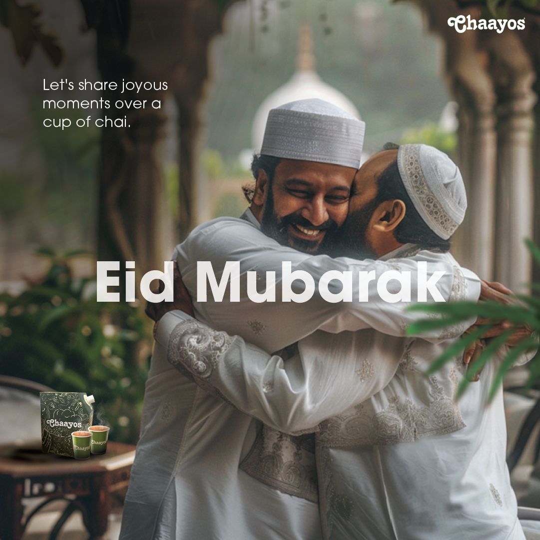 May your Eid be filled with love, laughter, and the comforting aroma of chai. Cheers to making chai a cherished part of your celebrations! Eid Mubarak 🌟 #Eidmubarak2024 #EidMubarak #ChaayosCelebrates #Eid2024