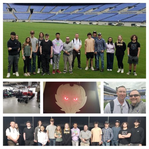 ⁦@HerefordHSBulls⁩ students learning about careers in turf maintenance ⁦@Ravens⁩! #CareerPathways ⁦@CTE_BaltCoPS⁩