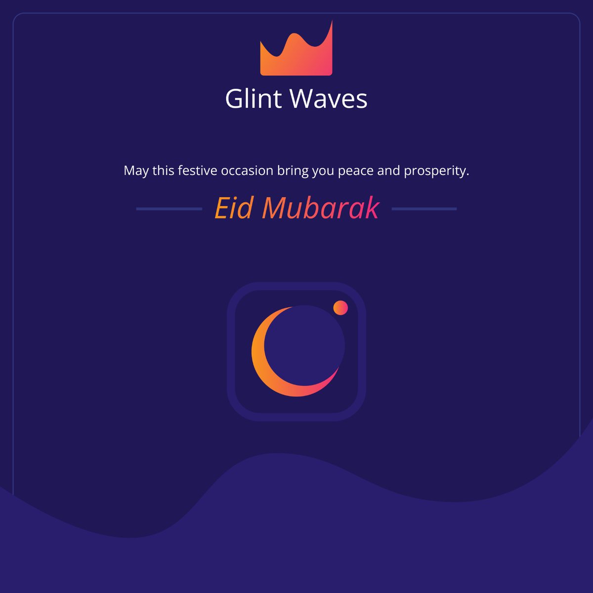Eid Mubarak! May this Eid bring peace and prosperity to your life.

#Digital #DigitalMarketing #eidmubarak #happyramadan #glintwaves