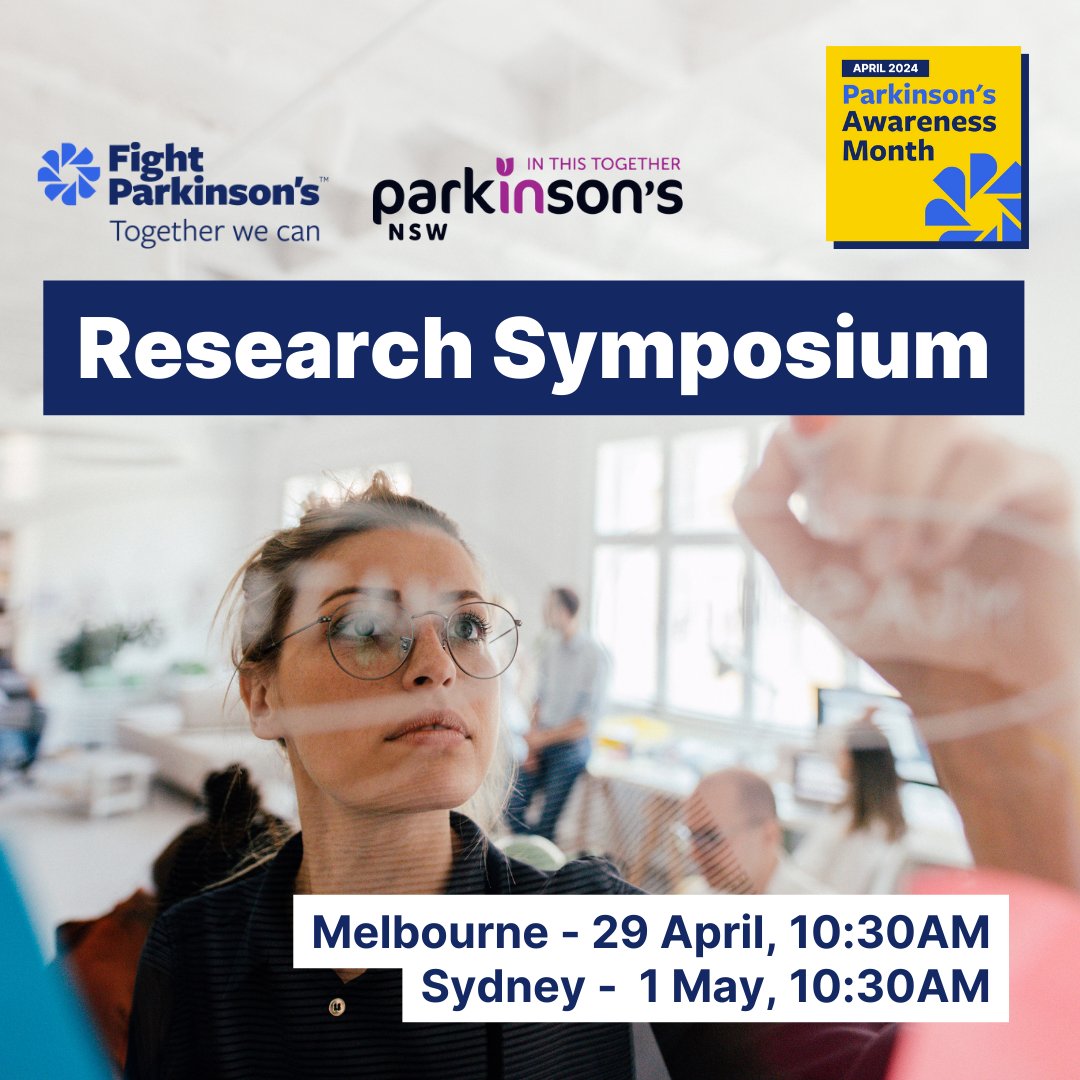 Mark your calendars! Fight Parkinson's and @ParkinsonsNSW are hosting a free Research Symposium for the Parkinson's community. fightparkinsons.org.au/support-for-yo…