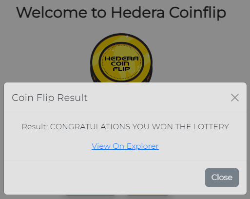 Hit that Lottery! Say it isn't so! @hedera300