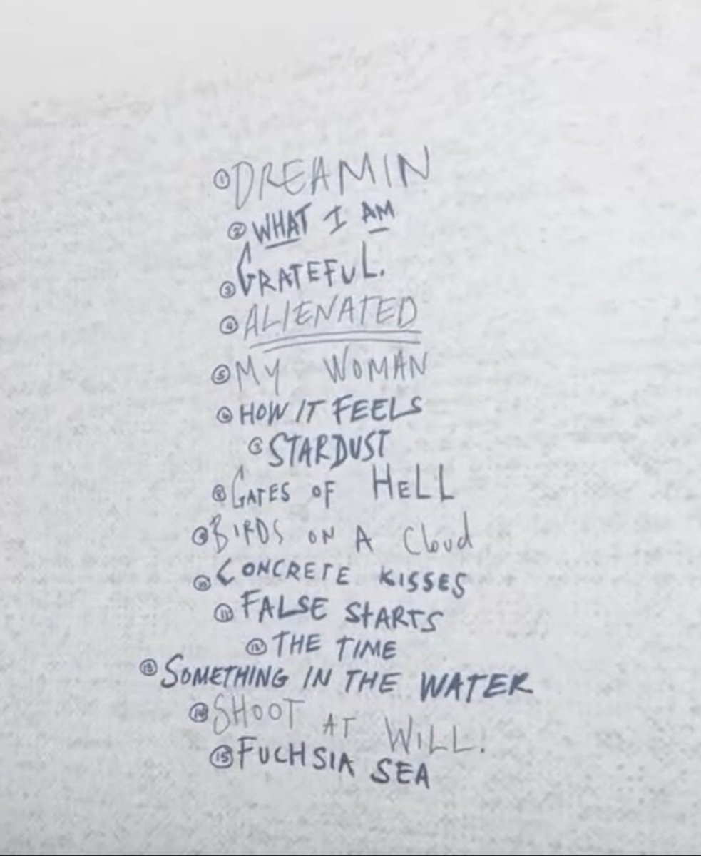 #ZaynMalik #RoomUnderTheStairs 
May 17th needs to get here ASAP. The tracks listed below are the ones I find myself being most attracted to. I can’t wait to hear them. 

#Alienated  
#MyWoman
#Stardust 
#GatesOfHell
#BirdsOnACloud
#SomethingInTheWater 
#ShootAtWill
#FuchsiaSea