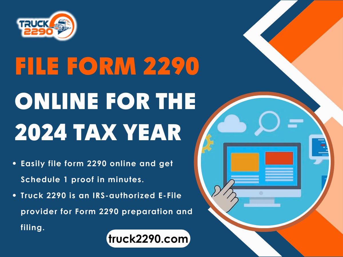 File Form 2290 Online For The 2024 Tax Year

#TaxSeason #OnlineFiling #Form2290 #TaxServices #EasyFiling #Truck2290 #IRS #Onlinefiling