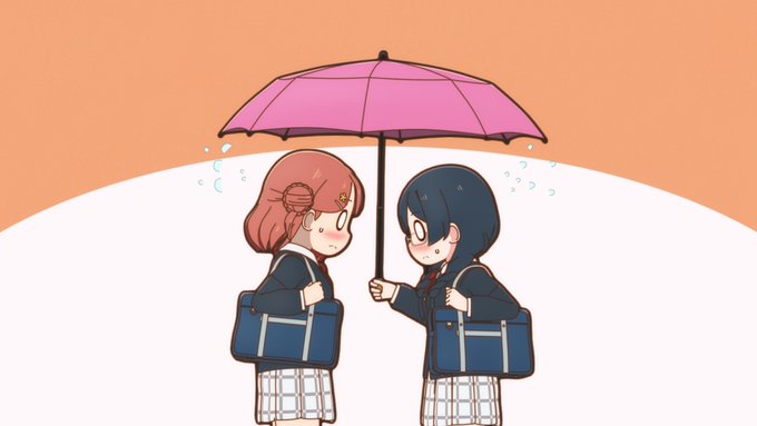 「holding umbrella」 illustration images(Latest｜RT&Fav:50)｜4pages