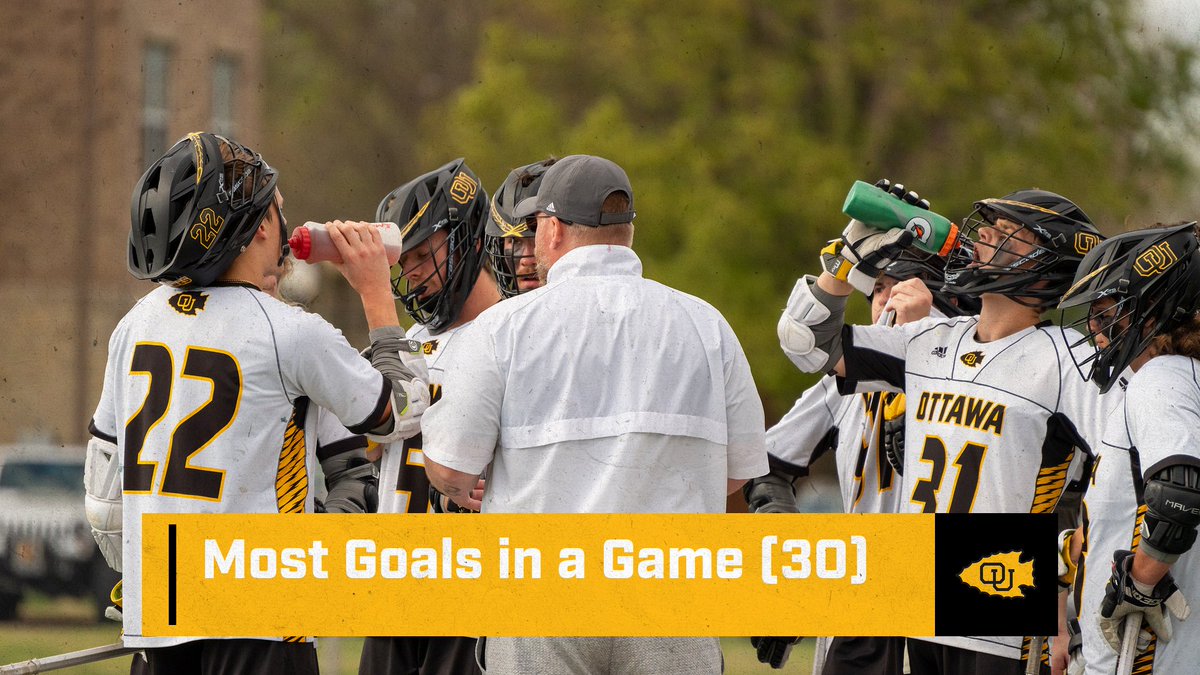 The @OU_MLAX set the record for most goals in a game tonight with 3⃣0⃣! #BraveNation