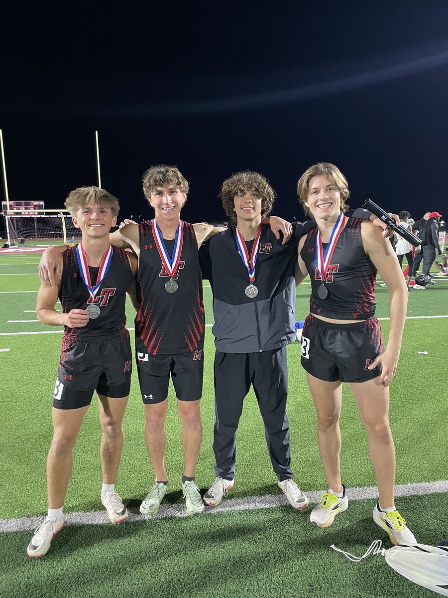 Congratulations to the Boys 4x400 Relay of August, Noah, and Abram finishing 🥈 and qualifying for the Regionals #CuLTure