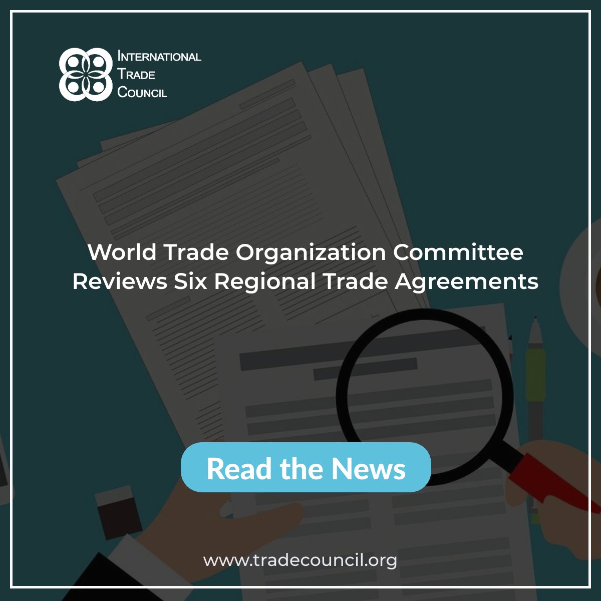 World Trade Organization Committee Reviews Six Regional Trade Agreements
Read The News: tradecouncil.org/world-trade-or…
#ITCNewsUpdates #BreakingNews #WTOReview #RegionalTrade #EconomicPartnerships #TradeAgreements #GlobalTrade #NewsUpdate