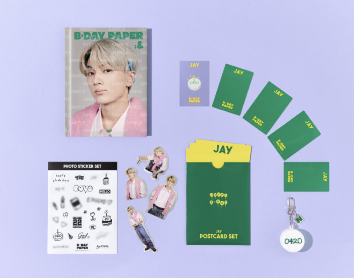 📚 พรี JAY B-DAY PAPER 

💚 ราคา  1490  |  มัดจำ  500  

✈️ ส่งกลับแอร์  
🛒 ชำระรอบเดียว รวมภาษี 

** ส่วนที่เหลือชำระเมื่อสินค้าถึงไทย 
#ตลาดนัดENHYPEN 📮 ค่าส่งในไทย 50