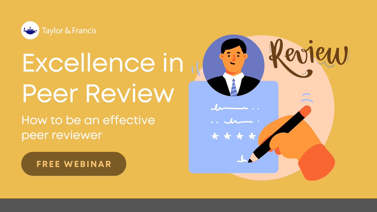 🚨 Free Webinar Alert! Join us on 24th April 2024, 6pm (GMT+8) as we summarize the opinions of various experts to help you sort out various aspects that need to be understood during the peer review process. Sign up now! spr.ly/6012kSkRk #FreeWebinar #AcademicPublishing