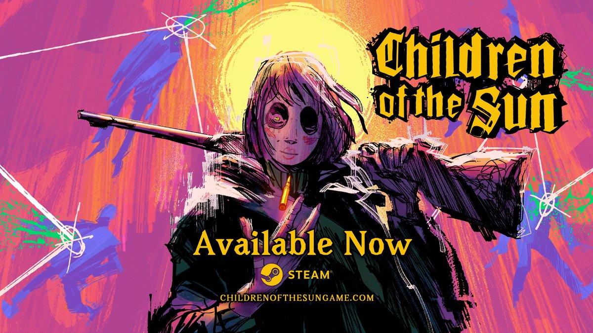 SteelSeriesANZ's tweet photo. Children of the Sun’s bullet-bending road trip of revenge is here! The latest release from @DevolverDigital is out now, and we've got THREE PC codes to giveaway 💥

Want to win one? ⤵️ 
▶️ Like this post
▶️ Retweet this post
▶️ Follow us

ANZ only, winners drawn 1PM AEST 12 April https://t.co/3hGvos57JK
