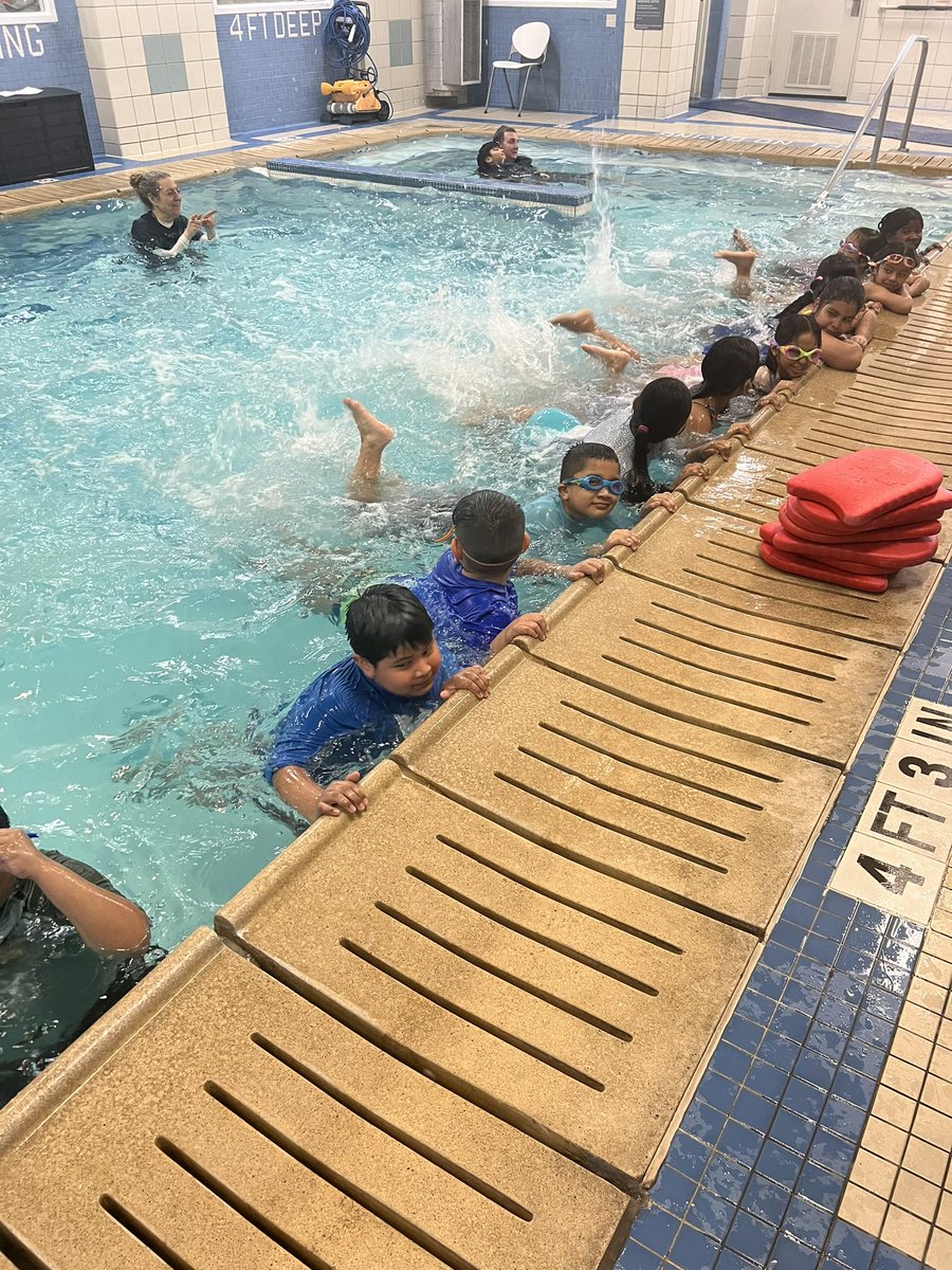 We couldn’t be more grateful for our partners at @ymcaGMC for hosting our third graders for swim and water safety lessons. @RedBankSup @DreamBigRB #communitypartnerships #justkeepswimming #RBBisBIA