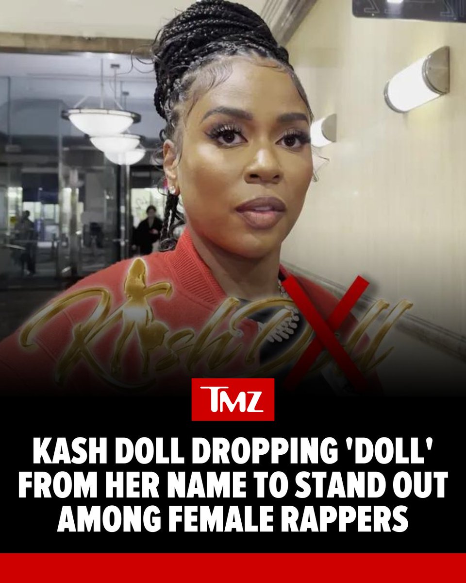 #KashDoll is rethinking parts of her career ahead of the birth of her next child -- mainly her rap name. Read more 👉 tmz.me/Y2OSZEu