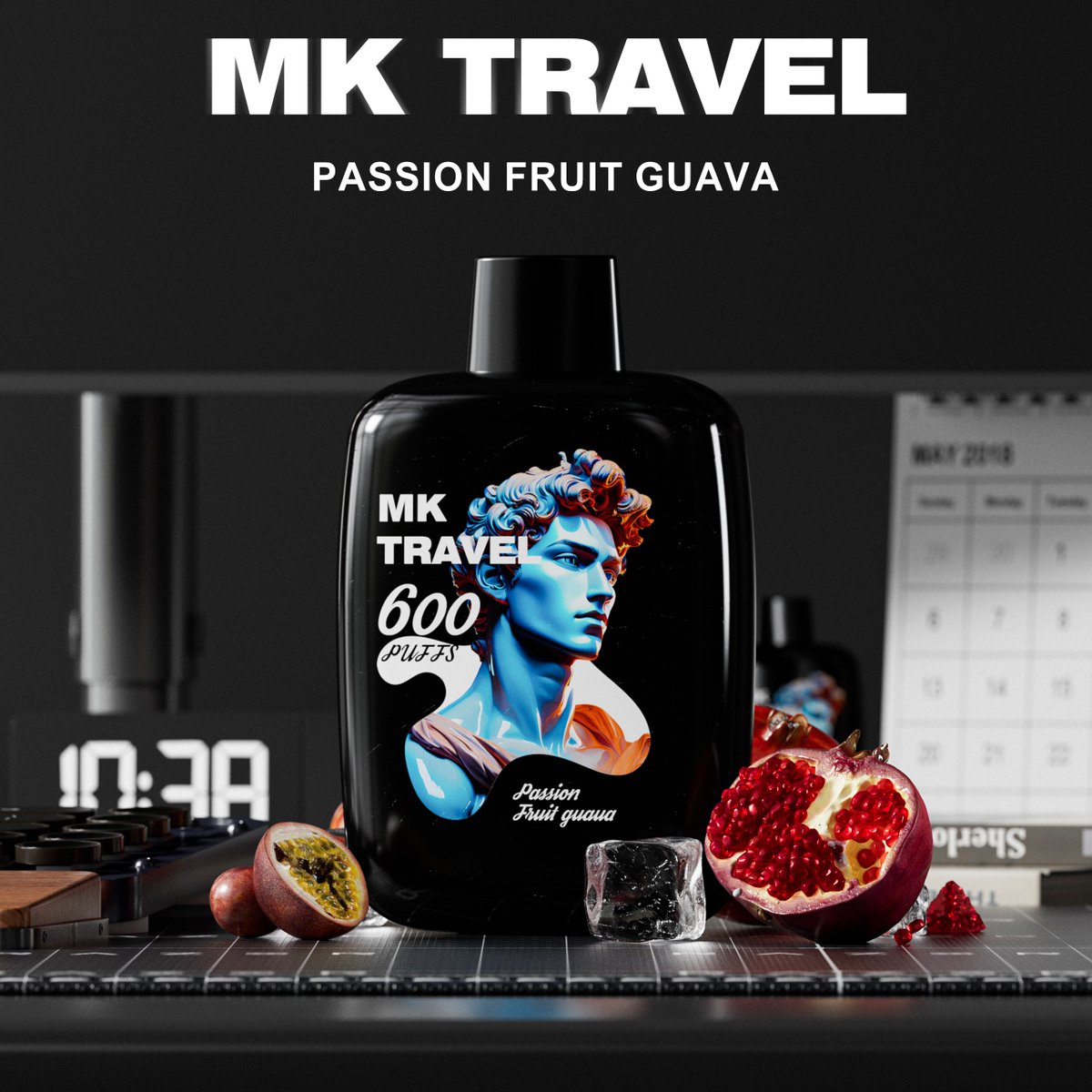 MK Travel 600, Passion Fruit Guava. Accompany all the way. Enjoy anytime. Cartridge Mesh Coil. 2ml Nicotine 0-2% - ONLY 21+🚭 #mckesse #vaping #vapelife #disposablevape #vape #vapers #vapenation #vapeuk #vapor #vapelyfe #vapeshop