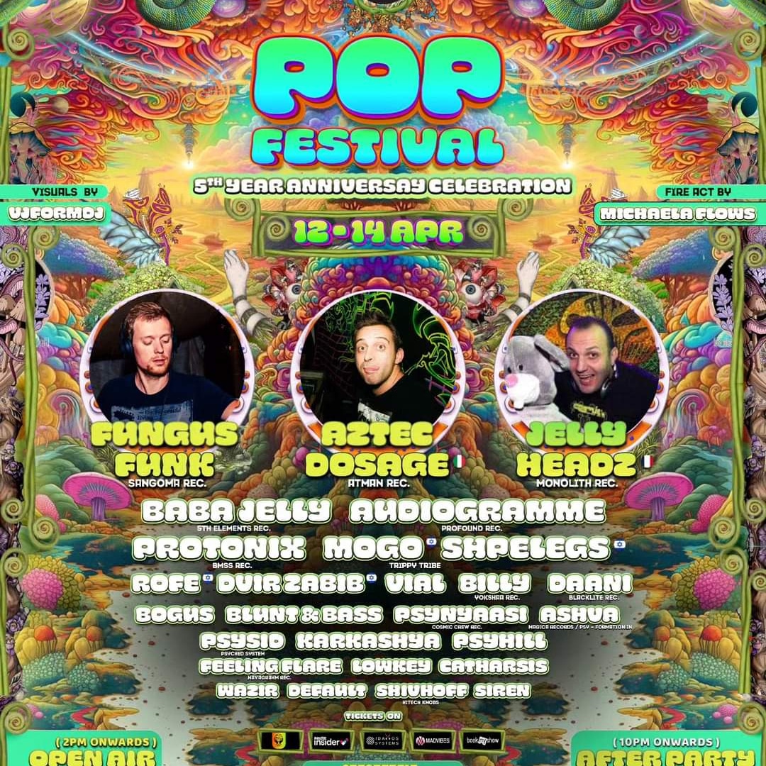 Protonix will represent BMSS Records this weekend at the 5th edition of Pop Festival in Kasol, Parvati Valley, India 🇮🇳

Organized by Pirates of Parvati you can be sure about some proper psychedelic mayhem in a stunning venue. 💫

#bmssrecords #keepingitholistic #psytrance #kasol