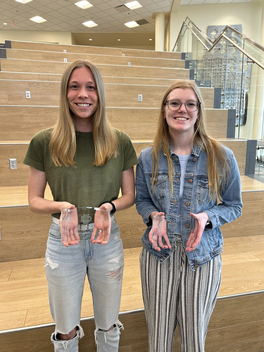 2023-2024 Student Employees of the Year! Jessica Walczak and Caroline Brown! <a href="/dordtuniversity/">Dordt University</a>