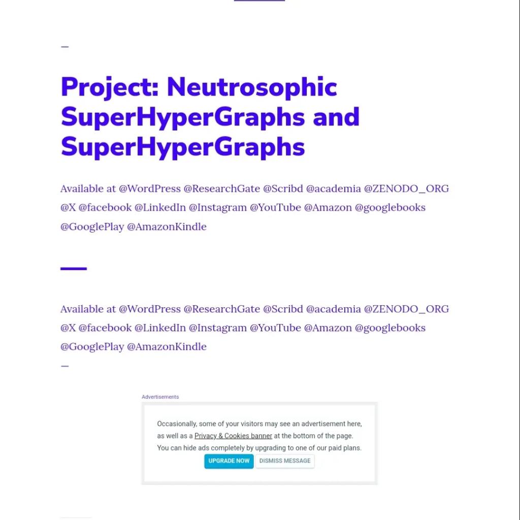 “Book #200” [ADDRESSED CITATION] [HG200b] Henry Garrett, “Perfect Domination In Neutrosophic SuperHyperGraphs 3”. Dr. Henry Garrett, 2024 (doi: 10.5281/zenodo.10946745). | Available Perfect Domination In Neutrosophic SuperHyperGraphs 3 #2 drhenrygarrett.wordpress.com/2024/04/10/per…