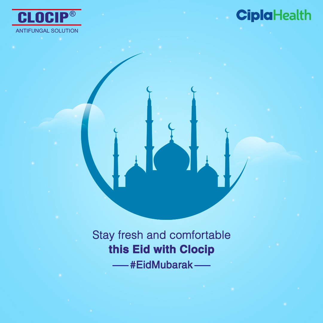 Keep the celebrations going without discomfort! Eid Mubarak with Clocip! 🌙✨

To know more visit: clocip.com

#Clocip #ClocipPowder #AntifungalPowder #EidWithClocip #Celebrations #Eid #EidMubarak #Eid2024 #CiplaHealth