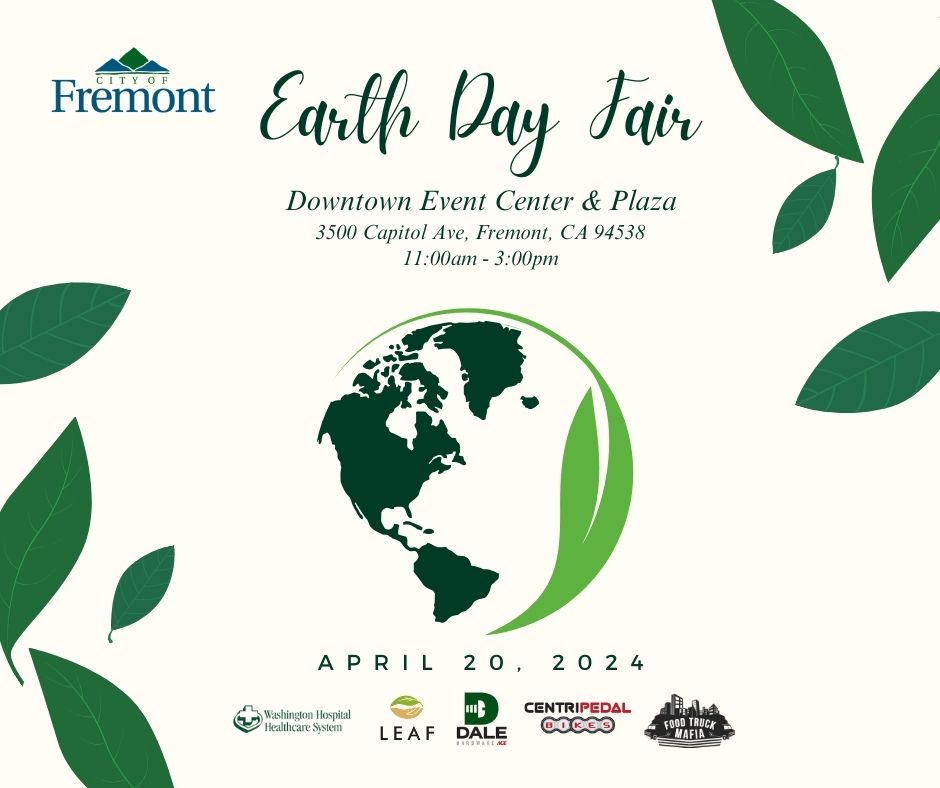 Fremont’s #EarthDay Fair is happening on Saturday, April 20 from 11 am to 3 pm at the Downtown Event Center & Plaza at 3500 Capitol Ave. Enjoy a fun-filled afternoon with eco-tainment for all ages to enjoy. We hope to see you there! 🌎 Learn more: city.fremont.gov/earthday