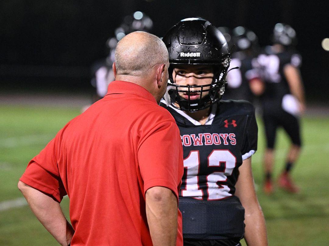 Grateful that Coach Taylor trusts me to lead the team. #businessmeeting @larryblustein @toby_lux @PrepRedzoneFL @in_huddle @bloodlinesport @THETOOLSPA @CoachWesCarroll @QB_Doctor @CooperCityHigh @CCHS_ATC @Principal_CCHS