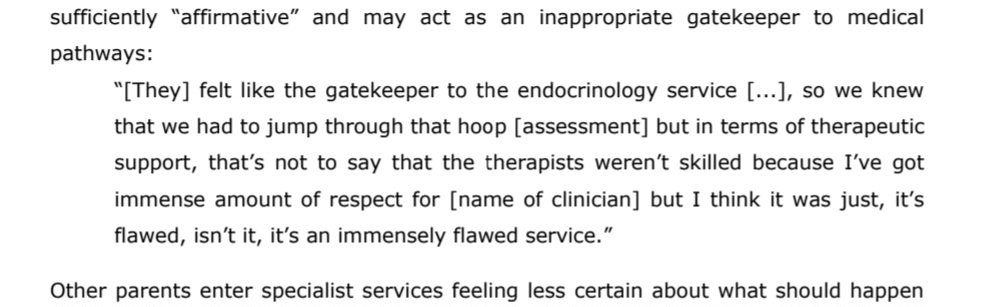 Unlike the reviews which add nothing to the discussion, the qualitative interview excerpts are interesting mostly by what they lack — any narrative of 'rushing'. Consistently it was reported that the process was slow, the wait times onerous and the assessment process long.